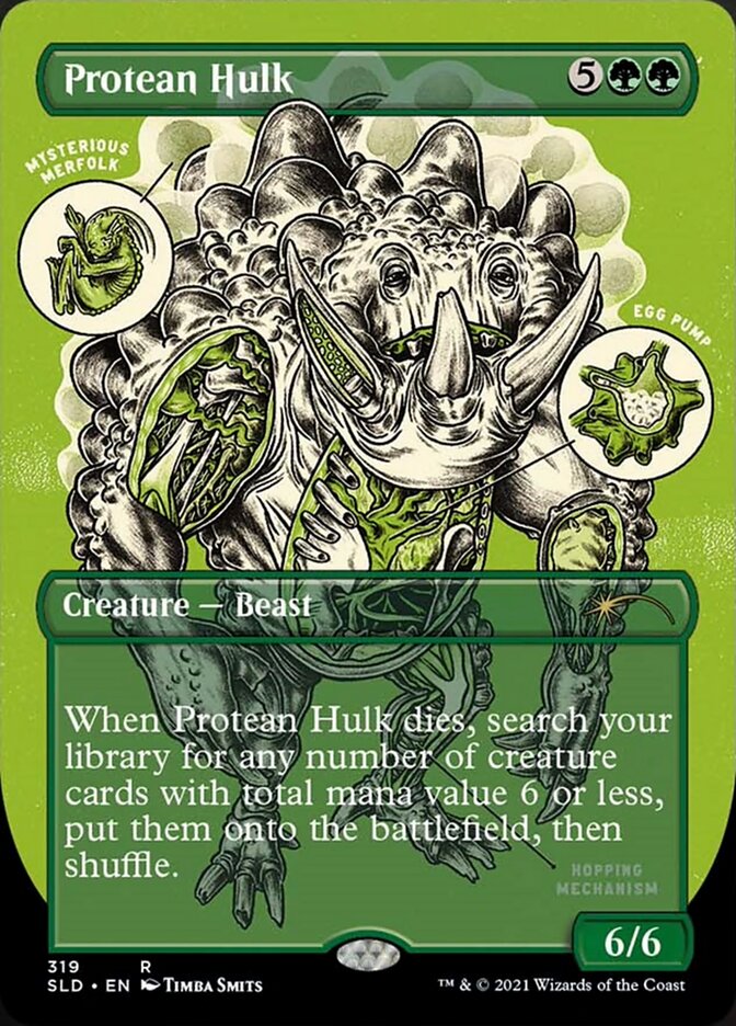 Protean Hulk (Borderless Foil Etched) [Secret Lair Drop Series] | Odin's Place