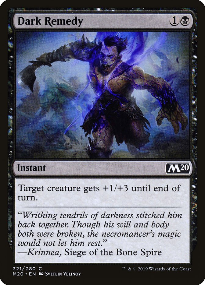Dark Remedy [Core Set 2020] | Odin's Place