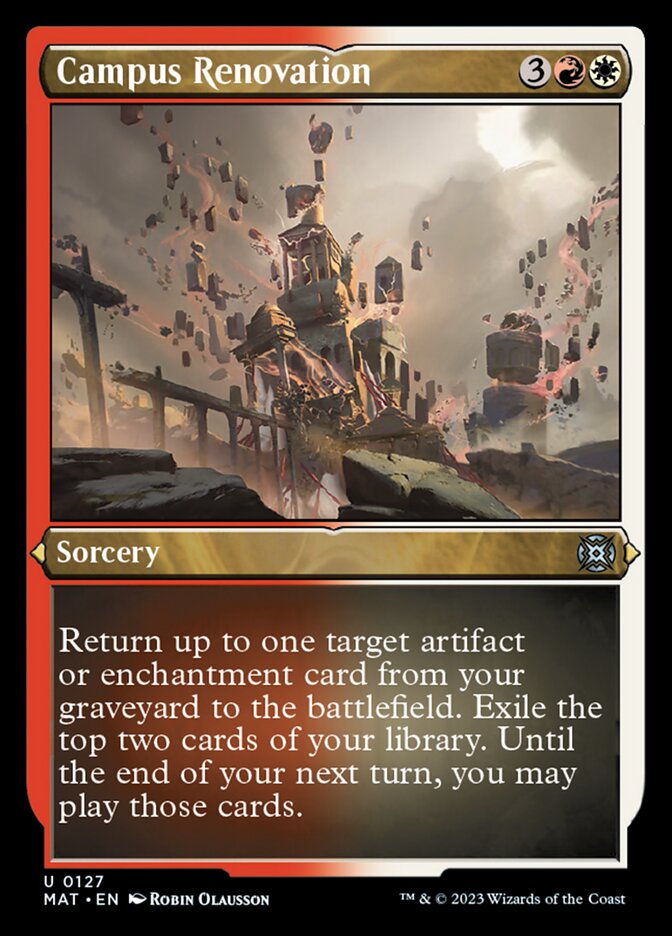 Campus Renovation (Foil Etched) [March of the Machine: The Aftermath] | Odin's Place