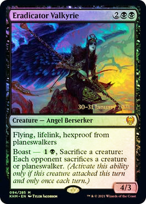 Eradicator Valkyrie [Kaldheim Prerelease Promos] | Odin's Place