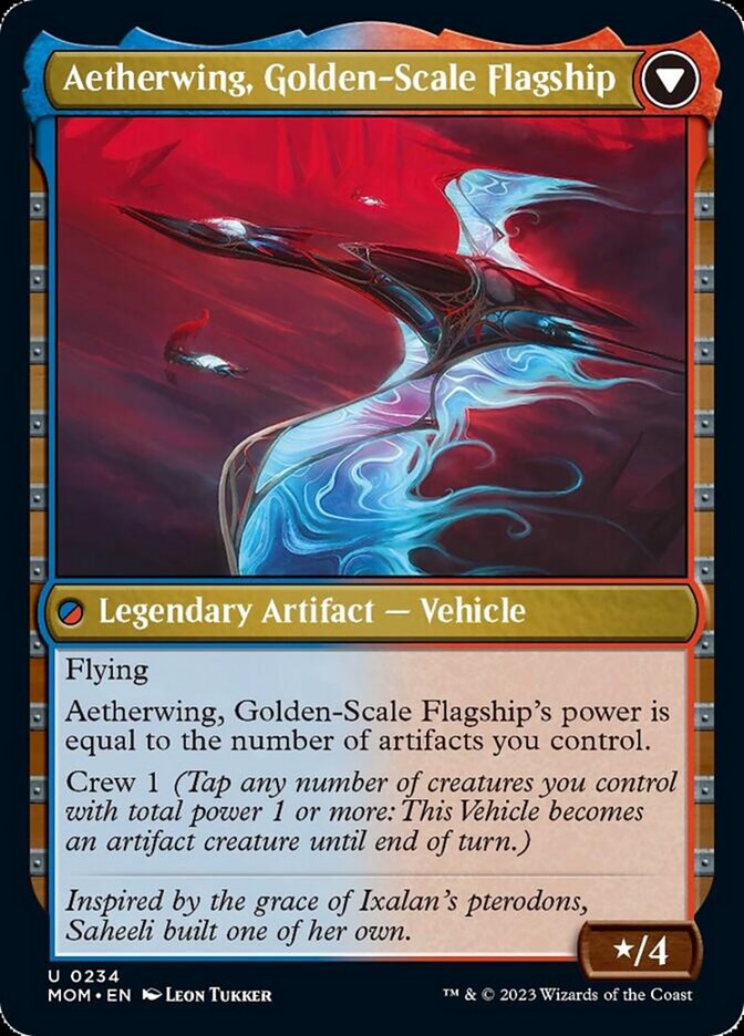 Invasion of Kaladesh // Aetherwing, Golden-Scale Flagship [March of the Machine] | Odin's Place