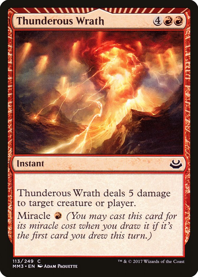Thunderous Wrath (113) [Modern Masters 2017] | Odin's Place