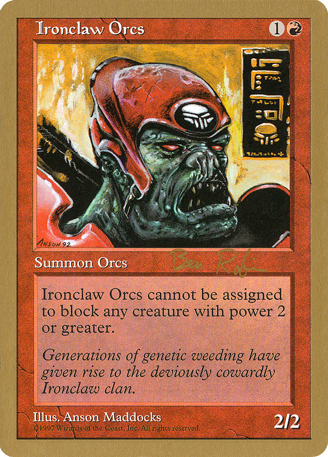 Ironclaw Orcs (Ben Rubin) [World Championship Decks 1998] | Odin's Place