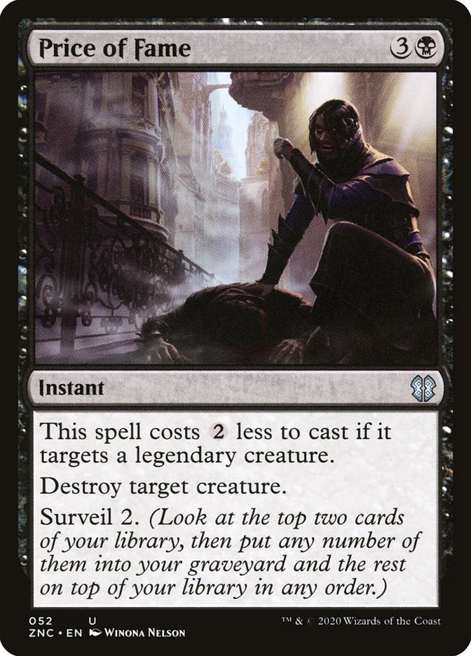 Price of Fame [Zendikar Rising Commander] | Odin's Place