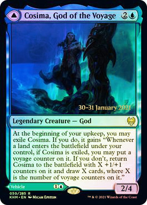 Cosima, God of the Voyage // The Omenkeel [Kaldheim Prerelease Promos] | Odin's Place