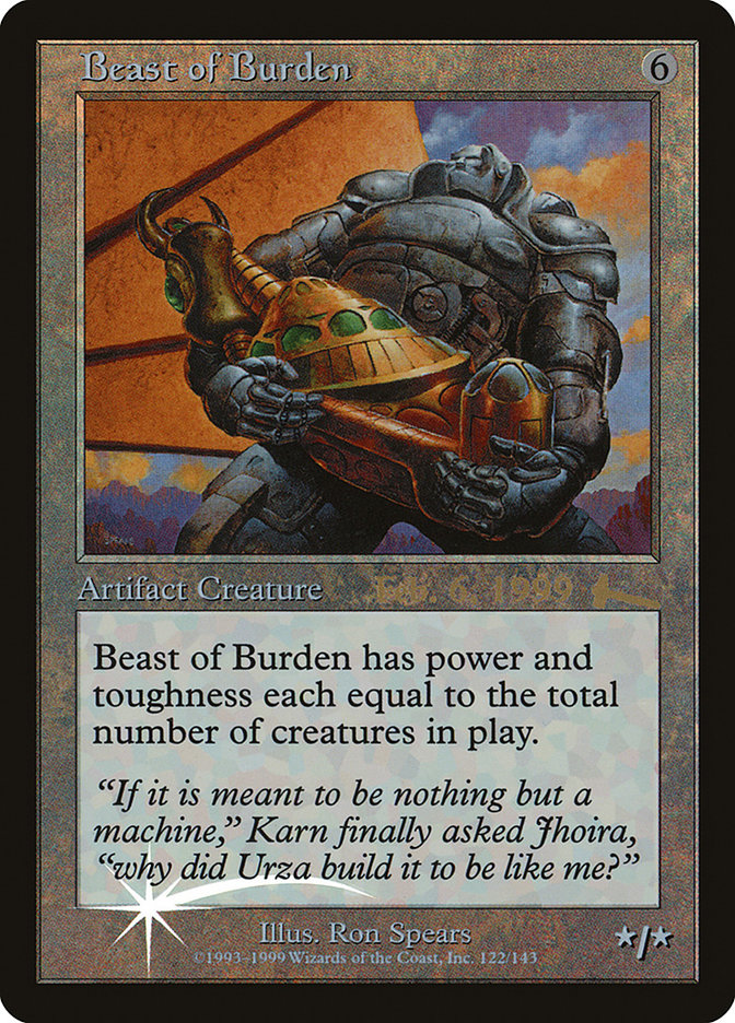 Beast of Burden (122) [Urza's Legacy Promos] | Odin's Place