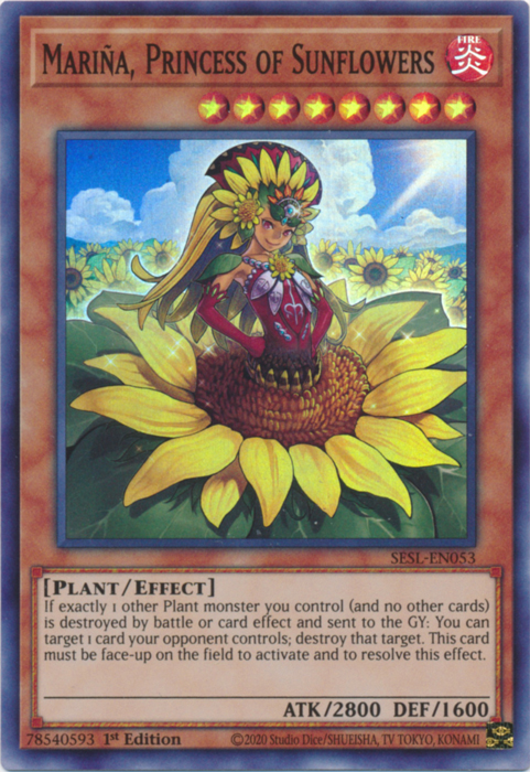 Marina, Princess of Sunflowers [SESL-EN053] Super Rare | Odin's Place
