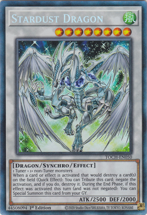 Stardust Dragon [TOCH-EN050] Collector's Rare | Odin's Place