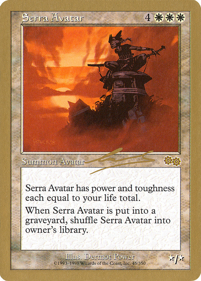 Serra Avatar (Nicolas Labarre) [World Championship Decks 2000] | Odin's Place