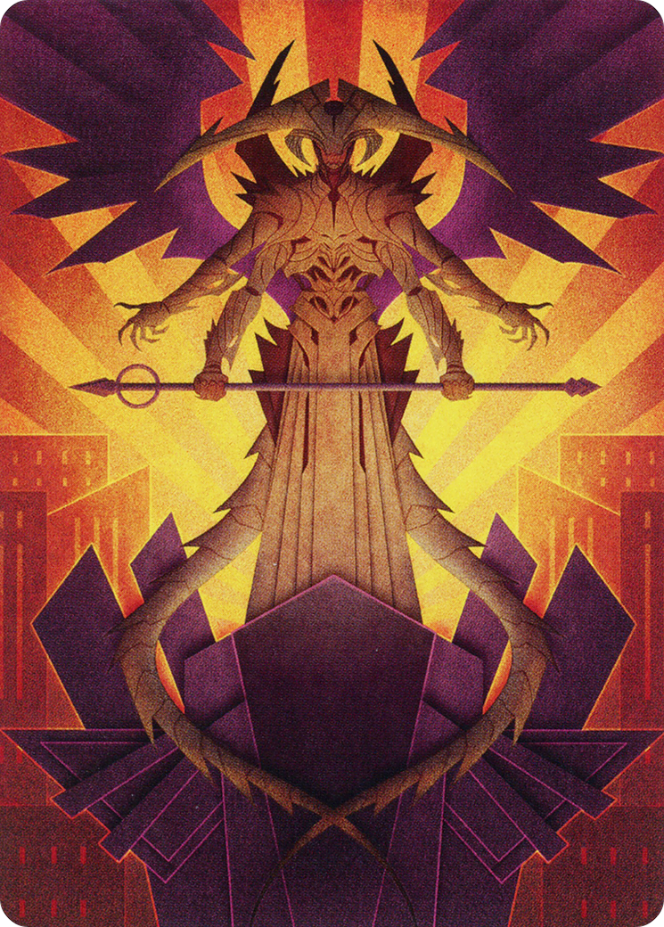 Atraxa, Praetors' Voice Art Card [March of the Machine Art Series] | Odin's Place