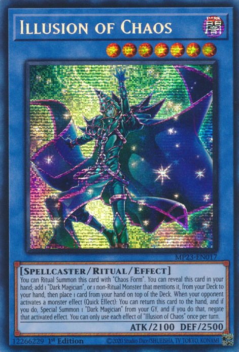 Illusion of Chaos [MP23-EN017] Prismatic Secret Rare | Odin's Place