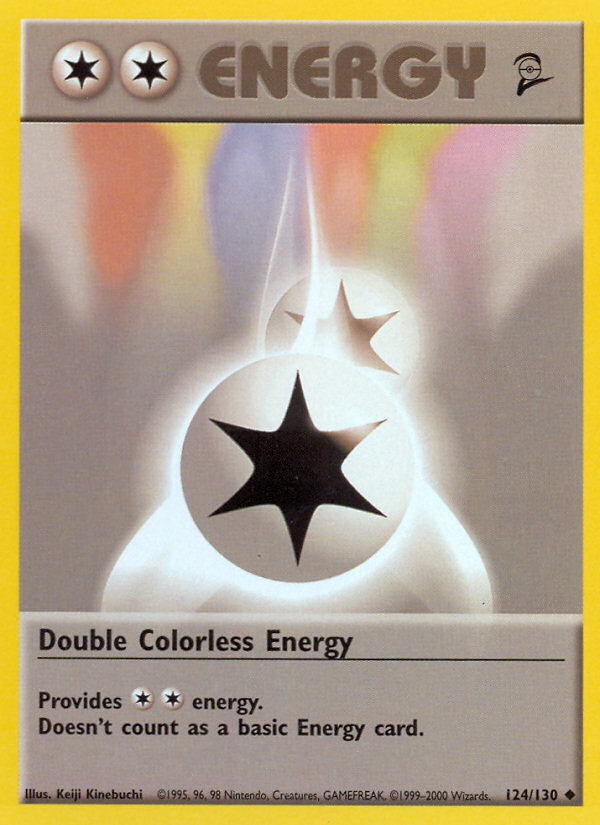Double Colorless Energy (124/130) [Base Set 2] | Odin's Place
