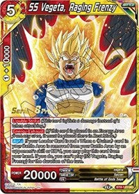 SS Vegeta, Raging Frenzy (BT8-111_PR) [Malicious Machinations Prerelease Promos] | Odin's Place