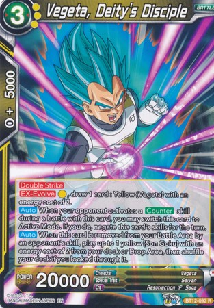Vegeta, Deity's Disciple (BT12-092) [Vicious Rejuvenation] | Odin's Place