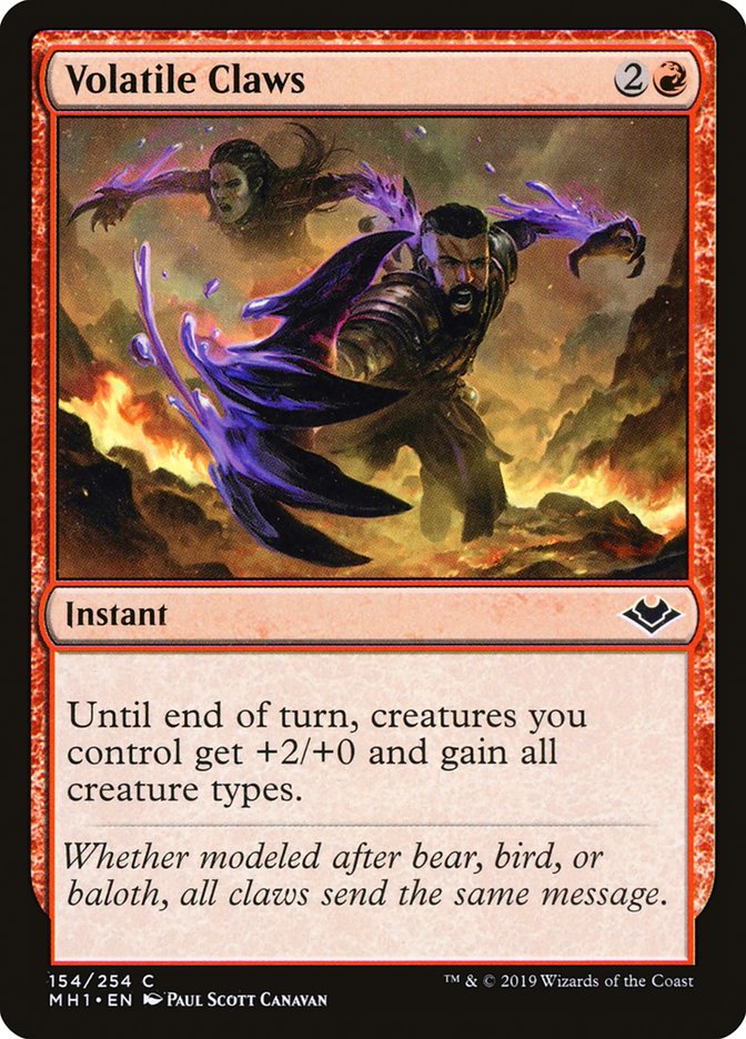Volatile Claws (154) [Modern Horizons] | Odin's Place