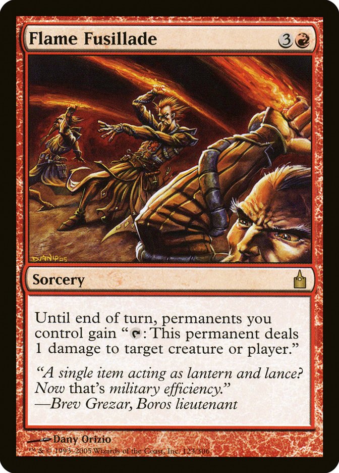 Flame Fusillade (123) [Ravnica: City of Guilds] | Odin's Place