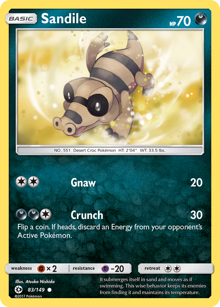 Sandile (83/149) [Sun & Moon: Base Set] | Odin's Place