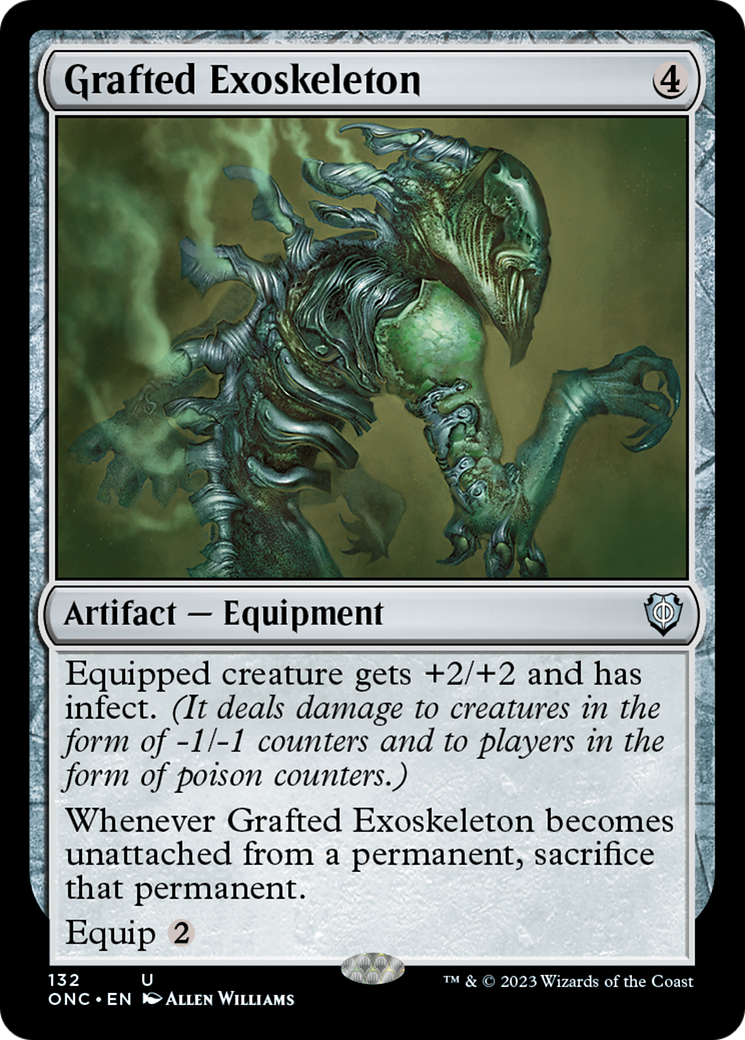 Grafted Exoskeleton [Phyrexia: All Will Be One Commander] | Odin's Place