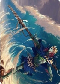 Tazeem Roilmage Art Card [Zendikar Rising Art Series] | Odin's Place