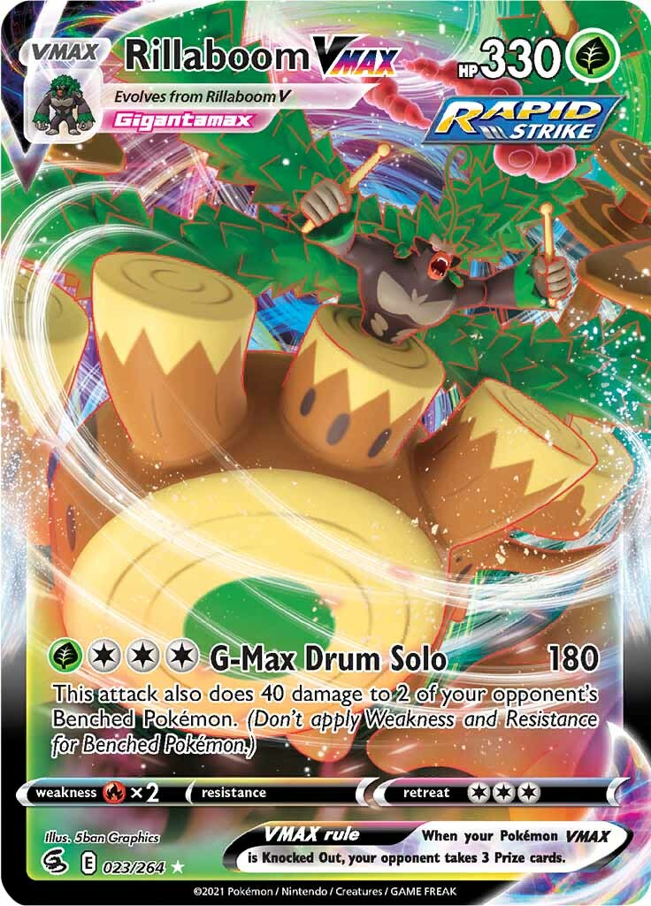Rillaboom VMAX (023/264) [Sword & Shield: Fusion Strike] | Odin's Place