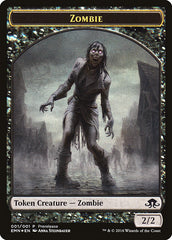 Zombie // Zombie Double-Sided Token [Eldritch Moon Prerelease Promos] | Odin's Place