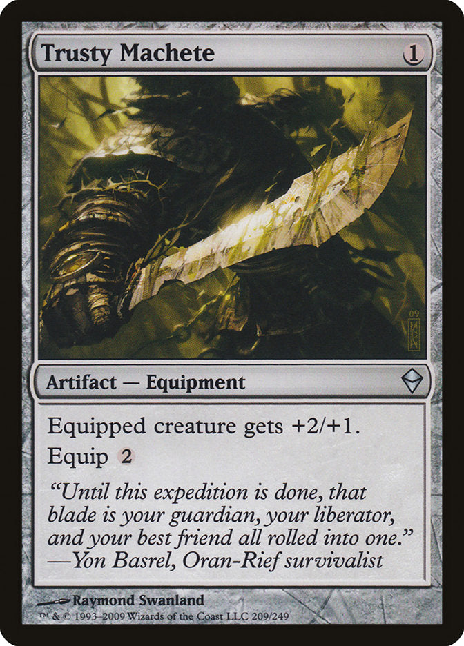 Trusty Machete (209) [Zendikar] | Odin's Place