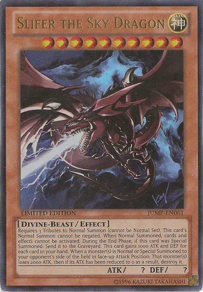 Slifer the Sky Dragon [JUMP-EN061] Ultra Rare | Odin's Place
