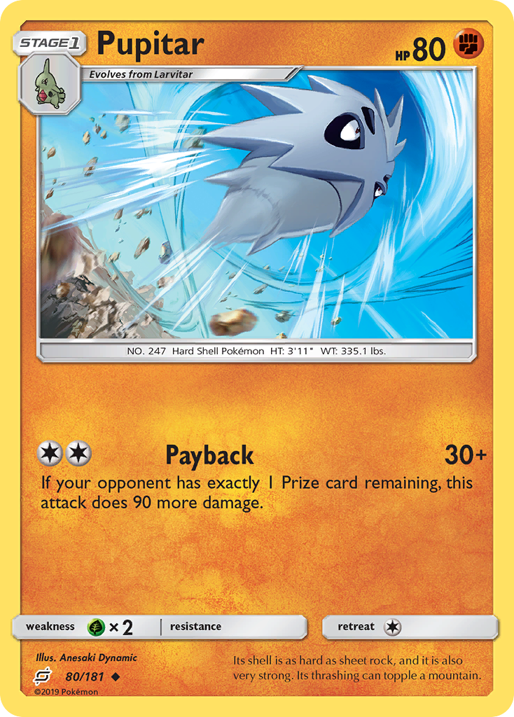 Pupitar (80/181) [Sun & Moon: Team Up] | Odin's Place