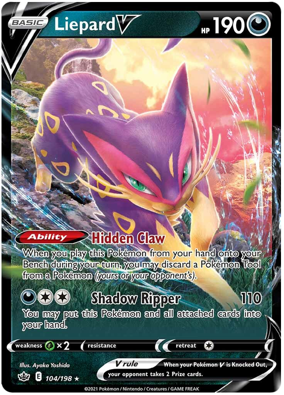 Liepard V (104/198) [Sword & Shield: Chilling Reign] | Odin's Place