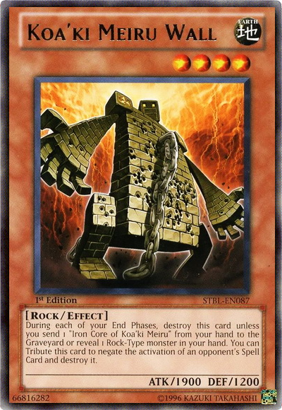 Koa'ki Meiru Wall [STBL-EN087] Rare | Odin's Place