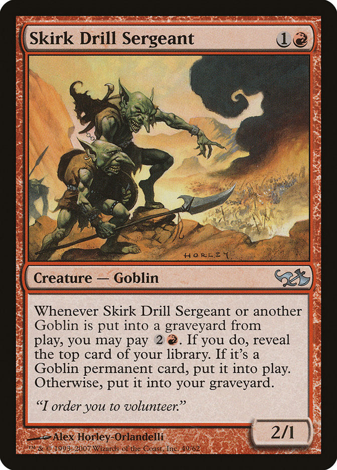Skirk Drill Sergeant (49) [Duel Decks: Elves vs. Goblins] | Odin's Place