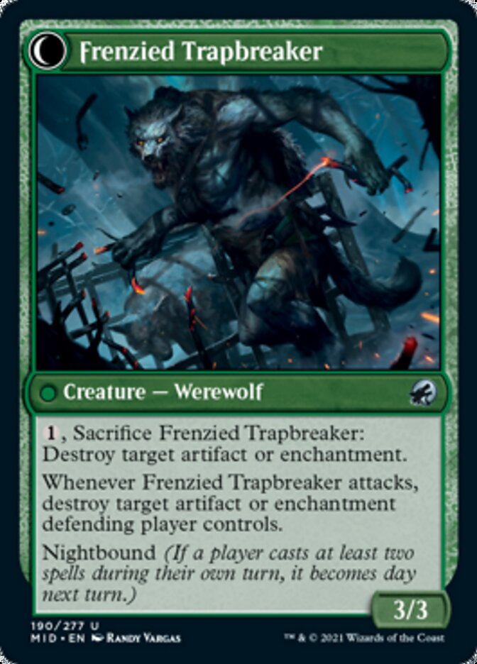 Outland Liberator // Frenzied Trapbreaker [Innistrad: Midnight Hunt] | Odin's Place