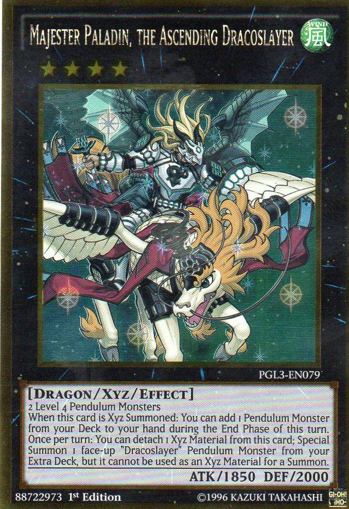 Majester Paladin, the Ascending Dracoslayer [PGL3-EN079] Gold Rare | Odin's Place
