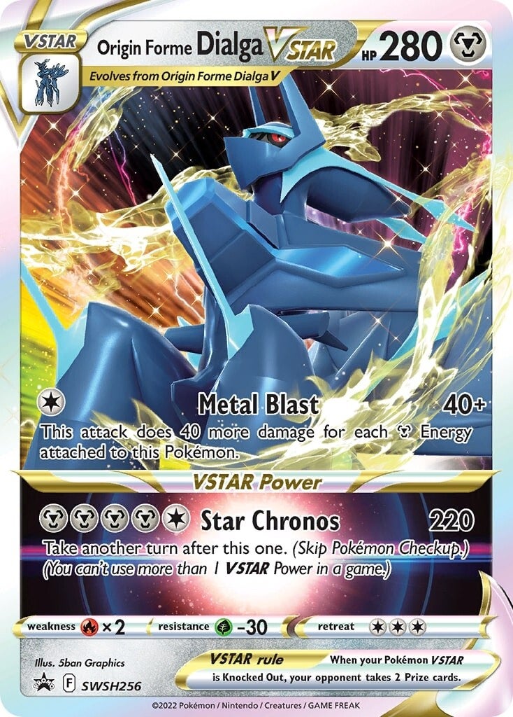 Origin Forme Dialga VSTAR (SWSH256) (Jumbo Card) [Sword & Shield: Black Star Promos] | Odin's Place