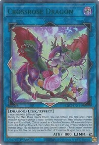 Crossrose Dragon (Green) [LDS2-EN114] Ultra Rare | Odin's Place