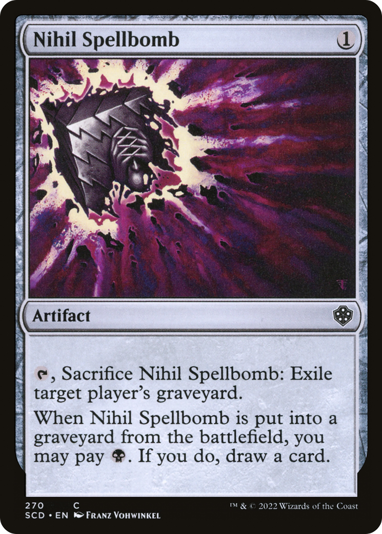 Nihil Spellbomb [Starter Commander Decks] | Odin's Place