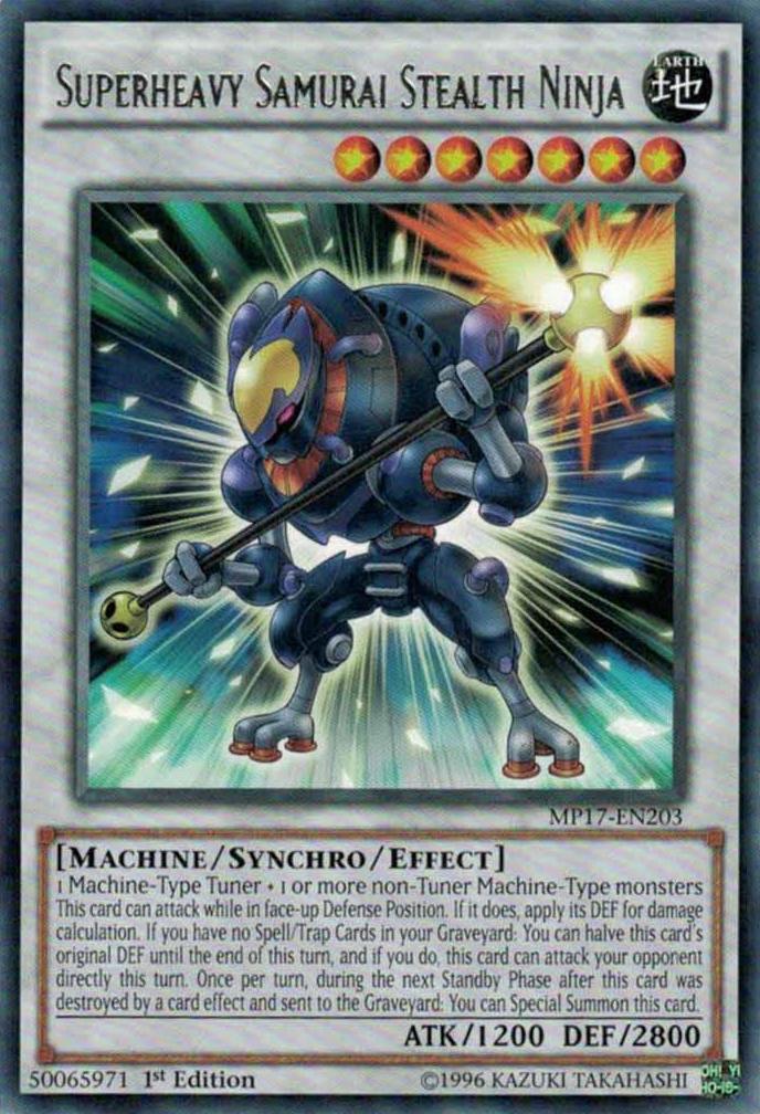Superheavy Samurai Stealth Ninja [MP17-EN203] Rare | Odin's Place