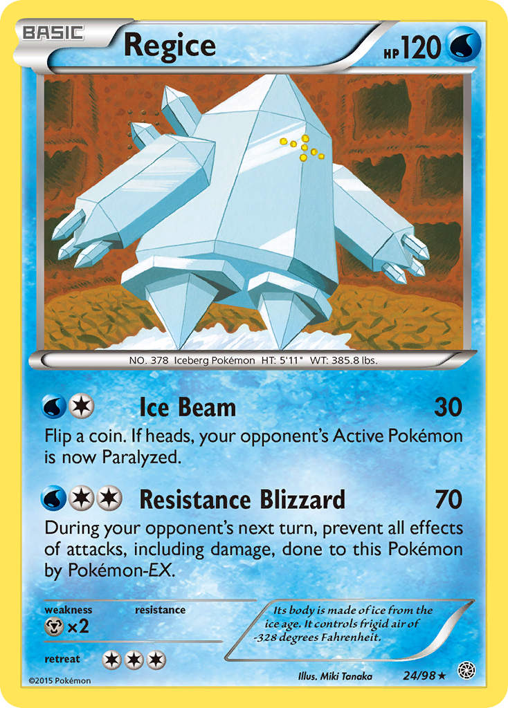 Regice (24/98) [XY: Ancient Origins] | Odin's Place