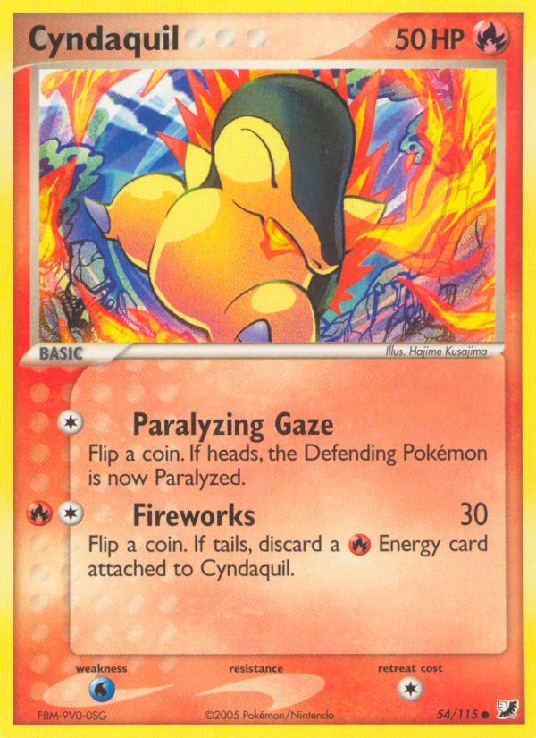 Cyndaquil (54/115) [EX: Unseen Forces] | Odin's Place