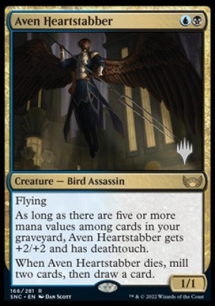 Aven Heartstabber (Promo Pack) [Streets of New Capenna Promos] | Odin's Place