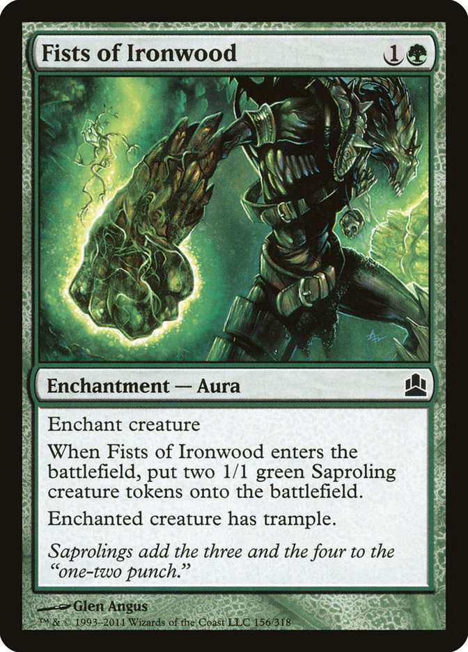 Fists of Ironwood (156) [Commander 2011] | Odin's Place