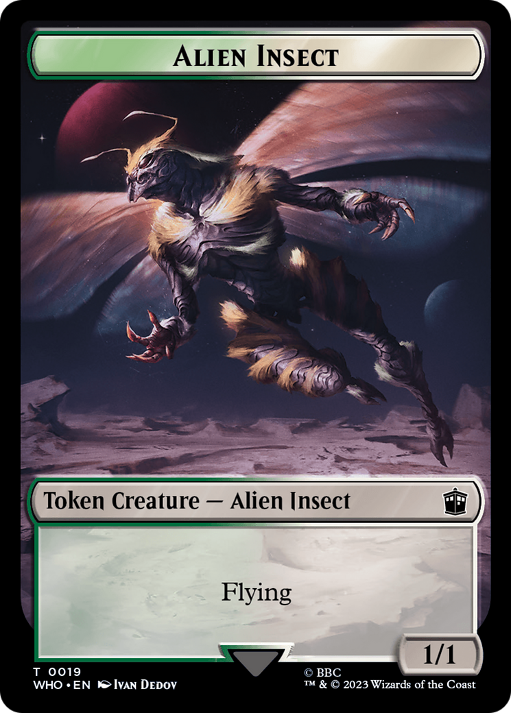 Alien Insect Token [Doctor Who Tokens] | Odin's Place