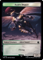 Alien Insect // Mutant Double-Sided Token [Doctor Who Tokens] | Odin's Place