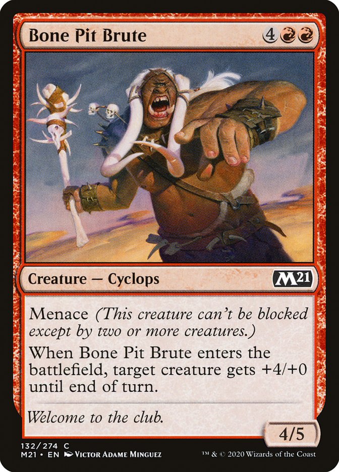 Bone Pit Brute [Core Set 2021] | Odin's Place