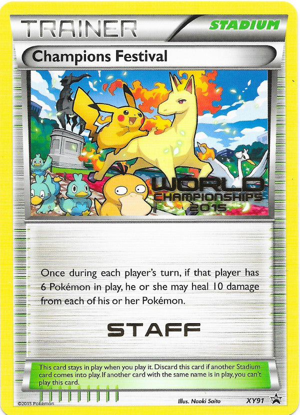 Champions Festival (XY91) (2015 Quarter Finalist) [XY: Black Star Promos] | Odin's Place