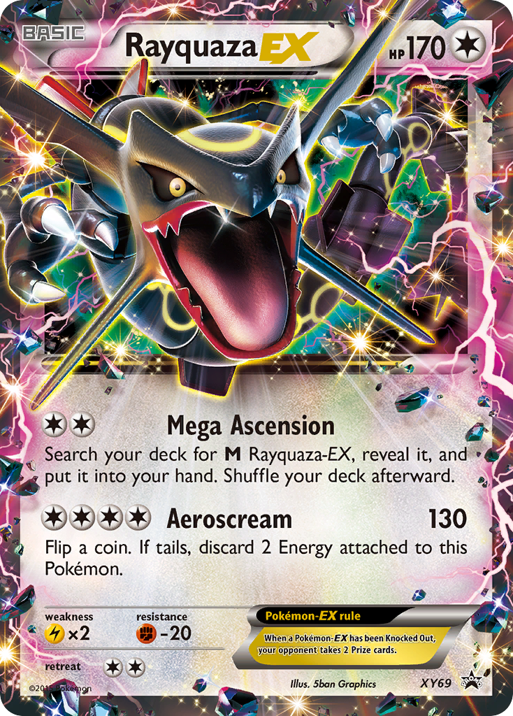 Rayquaza EX (XY69) (Shiny) [XY: Black Star Promos] | Odin's Place