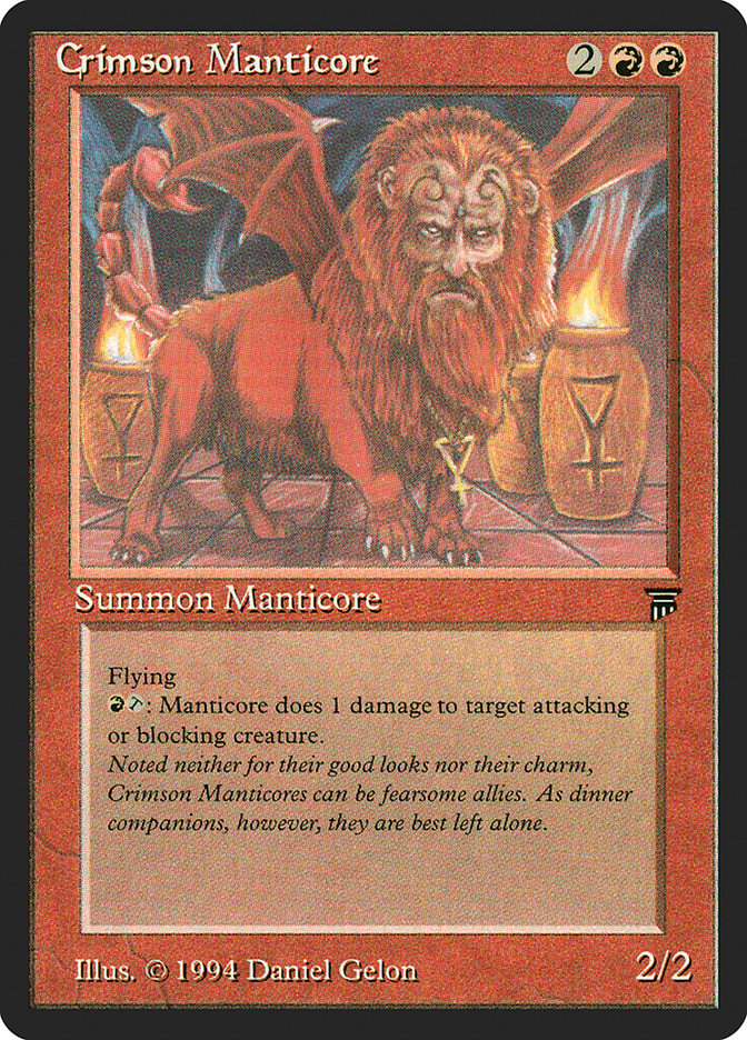 Crimson Manticore (140) [Legends] | Odin's Place