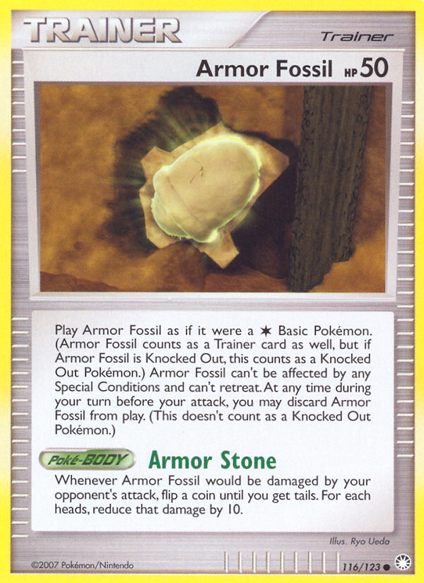 Armor Fossil (116/123) [Diamond & Pearl: Mysterious Treasures] | Odin's Place