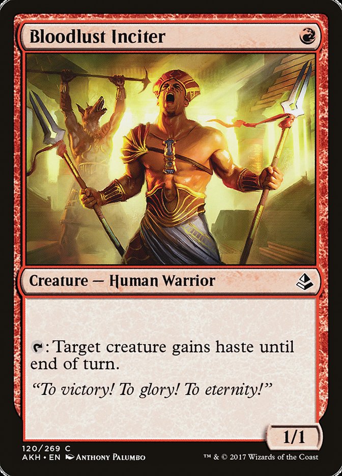 Bloodlust Inciter (120) [Amonkhet] | Odin's Place