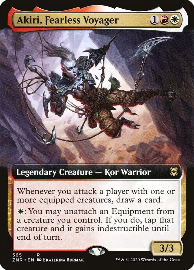 Akiri, Fearless Voyager (Extended Art) [Zendikar Rising] | Odin's Place